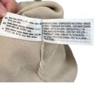 ZARA  Rose Button Cardigan‎ Puff Sleeve Cropped Beige Tan Silver Size Medium Photo 10