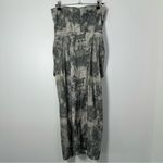 ZARA  Strapless Patterned Utility Midi Dress Size S NWT Photo 2