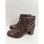 Seychelles  Boots Size 9 Brown Leather Block Heel Ankle Booties Photo 8