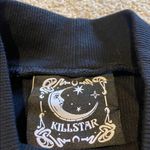 KILLSTAR  Darkest Hour Ribbed Top Black Open Back Size Medium Photo 4
