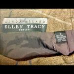 Ellen Tracy Brown Plaid Mini Skirt: Wool & Cashmere, High Waist, Sz. 0P Photo 3