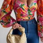 Showpo Longsleeve Tie Back Crop Top Photo 0