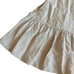 Rebecca Taylor Linen Blend Mini Dress Lilac Ruffle Classic Size 0 Women's Photo 5