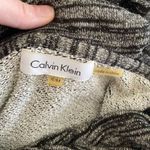 Calvin Klein  gray black cowl neck tunic size S/M 55% cotton Photo 4