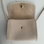 Coach Vintage  Chrystie Crossbody 90s Small Handbag in Cream and Brass Photo 5
