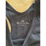Aerie  Cozy Class Ribbed Knit Sports Bra True Black Size Large Photo 6