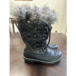 Sorel  Womens Boots Size 7.5 Tofino Black Quilted Waterproof Faux Fur Black Snow Photo 4