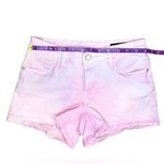BLANK NYC  Pink Stretch Denim Barbiecore Shorts, Size‎ 26, Cotton & Spandex Photo 8