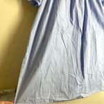 ZARA A-Line Romper Poplin Dress Light Blue size XS Photo 6
