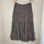 Charter Club  Ditsy Floral Tiered Maxi Skirt, Size: 14 Photo 1