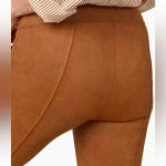 Spanx ‎ Faux Suede Leggings Medium Petite Photo 3
