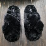 PINK - Victoria's Secret Victoria Secret PINK Faux Fur Slippers Women's Size 9-10 Photo 1