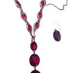 Avon Red All Over Beaded Gift Set NWOT Photo 0