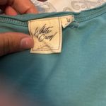 White Crow  teal tank top Photo 3