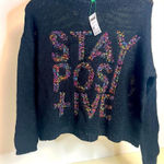 United Colors Of Benetton NWT  “Stay Positive”Sweater size Small Photo 0