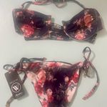   
🦊💋 NWT SET Wildfox Gypsy Flowers Vintage Rare Bikini Photo 6
