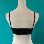 Rachel Comey  Black Mano Bra Top Vinyl Bandeau Cropped Chic Y2K Womens Size XS Photo 3