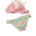 Victoria's Secret  & damsel Zumiez Multicolored Bikini WORN ONCE Photo 11