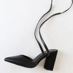 Lulus  lace up black pump heels Photo 8