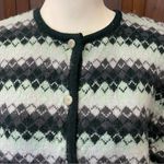 Karen Scott Vintage  Pure Wool Fair‎ Isle Cardigan Sweater Large Photo 3