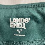 Lands' End Women’s Green XLP Flare-Leg Pants Active Comfy Pull-On Athleisure Photo 3