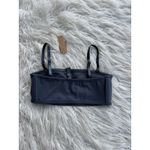 SKIMS  Signature Swim Bandeau Bikini Top Gunmetal Size XS Photo 3