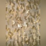 BCBGMAXAZRIA  sequin sheer mini skirt size 4 in cream Photo 5