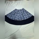 Milly  for Design Nation Asymmetrical Tile Skirt size XS blue and white Photo 1