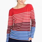 J.Crew Long Sleeve Multi Striped Tee Shirt Blouse Photo 0