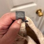 Ann Taylor  Womens Size 12 Tan Lined Pinstripe Wide Leg Dress Pants Lightweight Photo 7