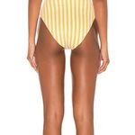 ONIA x WeWoreWhat NWT Riviera Cabana Striped Bottoms in 827 Citrus- Small Photo 1