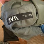 ZARA  Leather Jacket Faux Photo 3
