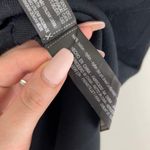 ZARA Black Knit Stretch Silver O-Ring Front Zipper Fitted Pencil Skirt NEW Photo 7