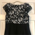 ALYX Dress Women’s Floral on Top Pencil Skirt on Bottom with Waist Belt Size 10 Black Photo 3