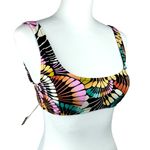 Billabong NWT  A/Div Multi Abstract Tropical Bikini Bra Swimsuit Top Small Photo 1