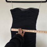 House Of CB SOFIA BLACK MESH STRAPLESS MAXI DRESS NWOT size XS Photo 7