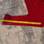 kim rogers  Red Pleated Blouse with Button Accents Photo 6