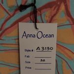 Anna Ocean NWT blue orange Dress small lightweight short‎ sleeve Photo 4