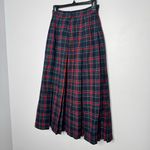 Herman Geist  wool plaid midi skirt size 8 Photo 1
