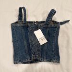 ZARA NEW  Denim Blue Tank Top Photo 2