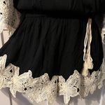 Umgee NWT  Black shorts romper with 3/4 sleeve sz Medium Photo 3