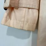 Michael Kors Women's Trench Coat With Buttons Pink Size XS FLAW Photo 11
