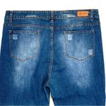 L&B  Lucky & Blessed Womans Blue Distressed Jeans Size 22 Photo 5