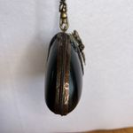 Maya Evangelista Resin Vintage Rhinestone Bead Clutch Handbag purse crossbody Black Photo 4