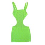 Lovers + Friends In My Moment Mini Dress Size XS Bodycon Cutouts Neon Green Photo 12