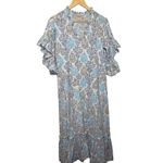 Fitzroy & Willa Soleil Maxi Dress Sz. M Blue Size M Photo 1