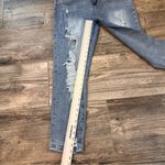 Risen  LOS ANGELES JEANS SIZE 15/32 BLUE DENIM HIGH RISE DISTRESSED JEANS #247 Photo 6