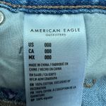 American Eagle 90s Boyfriend Short Embroidered Denim Shorts Size 000 Photo 4