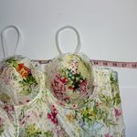 J.NNA Floral Lace Bustier Top Large White Photo 3