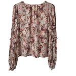 Love Shack Fancy  Floral Long Sleeve Blouse Photo 2